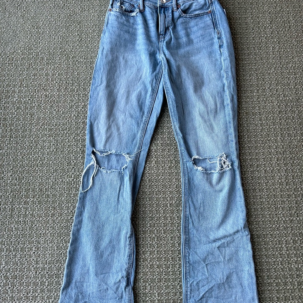 American Eagle Blue Straight Leg Jeans